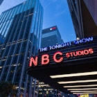 1785471536
Neon sign at the entrance of the Tonigh Show in New York - stock photo
New York, NY, United States - July 23, 2023: Illuminated neon sign of the entrance to the Tonigh Show of NBC Studios at 30 Rockefeller Plaza, Manhattan